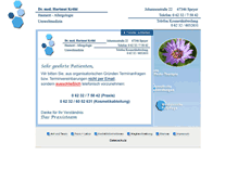 Tablet Screenshot of hautarzt-kroehl-speyer.de